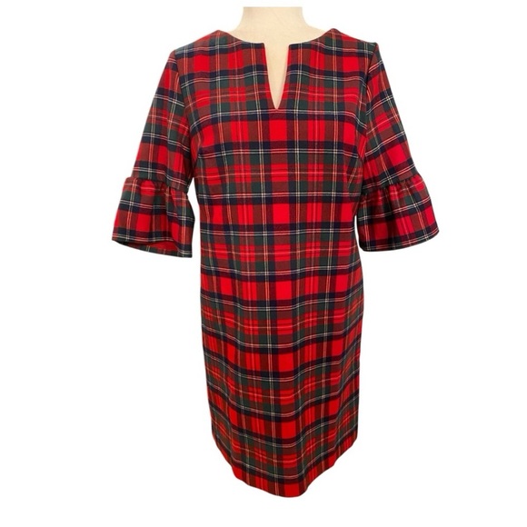 Vineyard Vines Greenwich Plaid Shift Dress - Picture 1 of 7